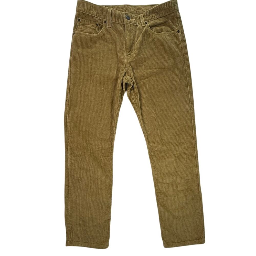 Levi’s 511 Slim Fit Corduroy Pants Brown Mid Rise Stretch Casual Classic W31L30 - Picture 2 of 15